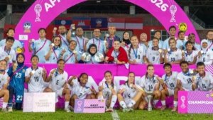 ‎Cukur Laos 5-0, Timnas Putri Indonesia Juara Piala AFF 2026